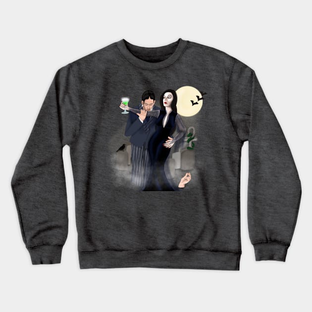 The Addams Crewneck Sweatshirt by KataMartArt